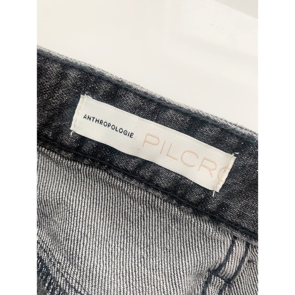 NWT Anthropologie Pilcro Ultra High-Rise Beaded Straight Jeans - Picture 8 of 11